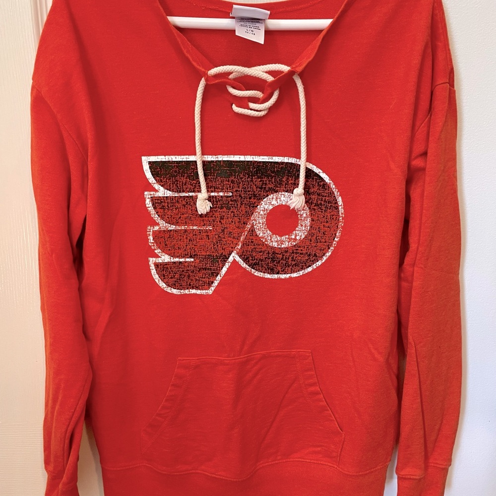 NHL Shop Flyers Orange Hoodie Size 11-13.